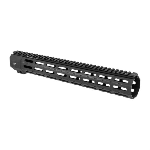 Découvre les garde-main SP SERIES de Midwest Industries, robustes, avec un design monobloc, 7 slots M-LOK, et fabriqués en aluminium 6061, 100% USA.