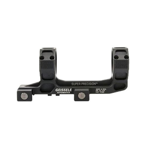 Les montures Geissele Super Precision optimisent la fixation de ta lunette sur AR-15/M4 avec une force de serrage de 1 400 lbs et un usinage en aluminium solide.