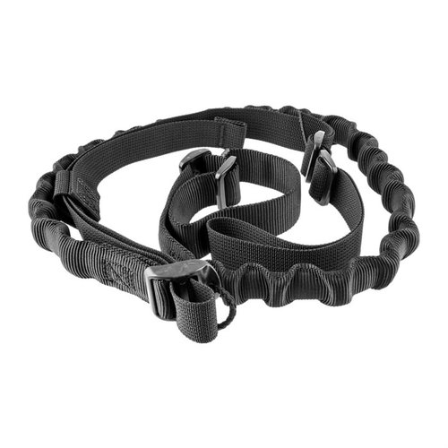 Le VTAC Bungee Sling est léger, ajustable et maintient ton arme près de ton corps pour une transition rapide vers le pistolet, tout en offrant un confort optimal.