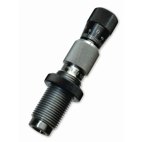 Les dies ajustables Redding te permettent de régler facilement le crimp sans retirer le die, parfait pour les recharges en volume avec un ajustement précis.