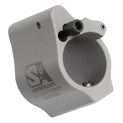 Le bloc de gaz ajustable Superlative Arms AR-15 réduit le recul, fonctionne plus propre et plus frais, et offre un réglage facile sans contamination.