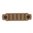 Section de rail Picatinny pour KeyMod, nylon, 3 pouces, FDE