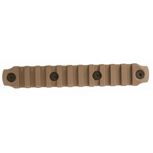 Les sections de rail KEYMOD en nylon sont légères, résistantes aux impacts et conformes aux normes Mil-Standard, avec un design sans accroc et un montage facile.
