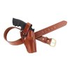 Le holster Dual Action Outdoorsman est parfait pour le transport en extérieur, avec un strap de rétention, ajustement de tension et en cuir premium.