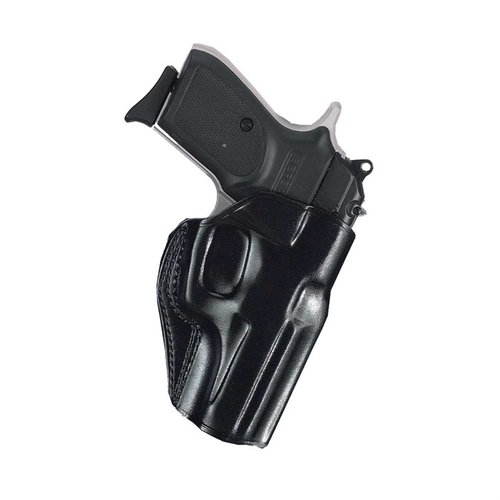 Le holster Stinger™ de Galco est en cuir premium, conçu pour un accès rapide à ta arme, avec une sécurité optimale et un design compact.