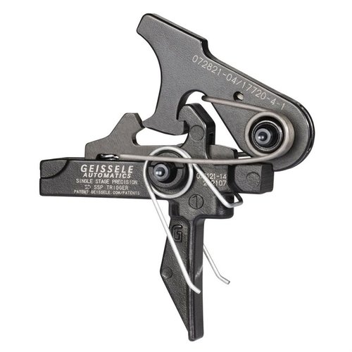 Le Geissele SSP est un déclencheur à simple étape facile à installer, avec un tir ultra court, un temps de verrouillage rapide de 5ms et un retour distinct pour une précision optimale.