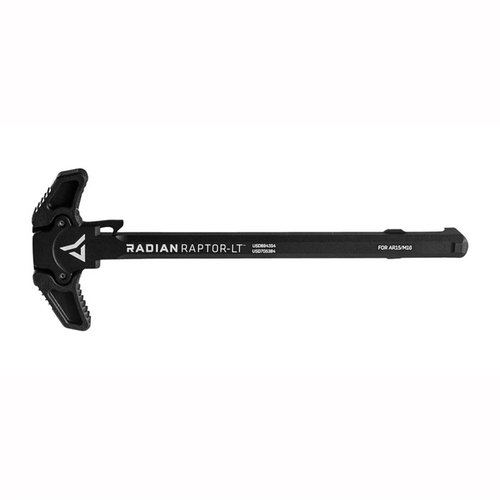 Améliore ton AR-15 avec le Radian Weapons Raptor-LT, un charging handle ambidextre en aluminium 7075, durable et résistant à la corrosion, disponible en plusieurs couleurs.