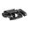 Crosse AR-15 réglable longueur carabine noire