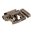 Ensemble de crosse AR-15 réglable longueur carabine FDE
