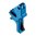 S&W M&P Kit arrêtoir et détente à face plate, réglage avancé - bleu