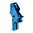 S&W M&P Kit arrêtoir et détente à face plate, réglage avancé - bleu