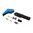 S&W SHIELD détente améliorée & kit service/port - bleu