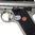 RUGER MKIV TITAN Bouton de libération du chargeur rallongé argent