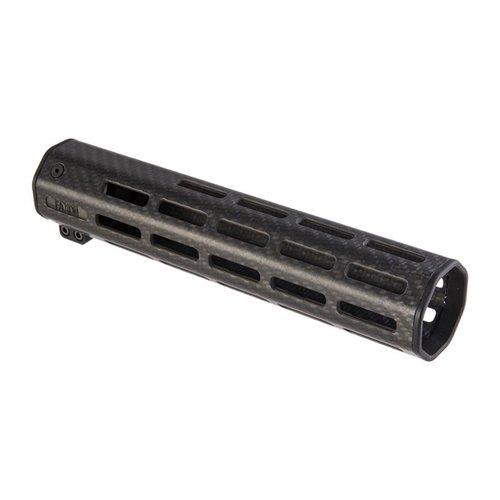 Le garde-main en carbone Faxon est léger, plus résistant que l'aluminium, avec 8 rangées M-LOK pour un montage d'accessoires flexible et une installation facile.