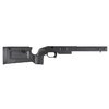 Améliore ton Remington 700 avec le chassis Bravo : rigide, léger (2.9 lbs), ajustable, compatible M-LOK et magazines AICS, disponible en noir.