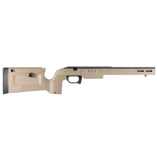 Améliore ta Remington 700 avec le châssis Bravo : en aluminium robuste, compatible M-LOK, réglages de la crosse et compatible avec les chargeurs AICS.