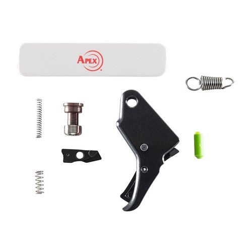 Améliore ton tir avec le kit Apex Tactical S&W M&P M2.0 Shield : réduit la pression de la détente de 2 livres et offre un tir plus fluide tout en préservant la sécurité.