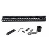 Le handguard BCM KMR Alpha de Bravo Company offre une flottabilité pour une meilleure précision, de nombreux slots KeyMod™ et une construction en aluminium léger et robuste.