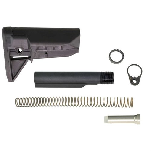 Le BCMGunfighter Mod 0 SOPMOD offre un confort optimal grâce à sa surface de contact élargie, un réglage rapide et des options de fixation de sangle ambidextres.