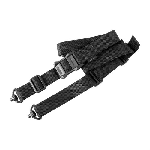 La sangle Magpul MS1 QDM offre une conception robuste, un réglage rapide et sécurisé, et la possibilité de passer facilement d'une configuration à deux points à un point.