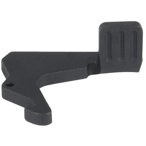 Le latch oversized AR-15 E-VOLV de Mission First Tactical facilite le chargement de ton arme avec une surface de manipulation plus grande, s'installant en quelques minutes.