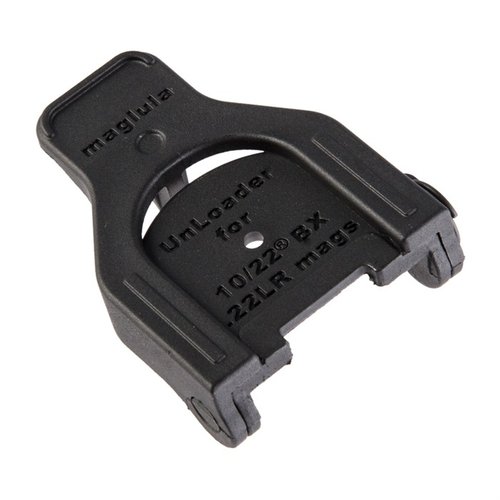 Le Maglula 10/22 Universal Magazine UnLoader permet un déchargement rapide sans douleur aux pouces, tout en étant léger, durable et compatible avec tous les chargeurs 10/22.