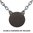 Cible gong ronde de 8 po