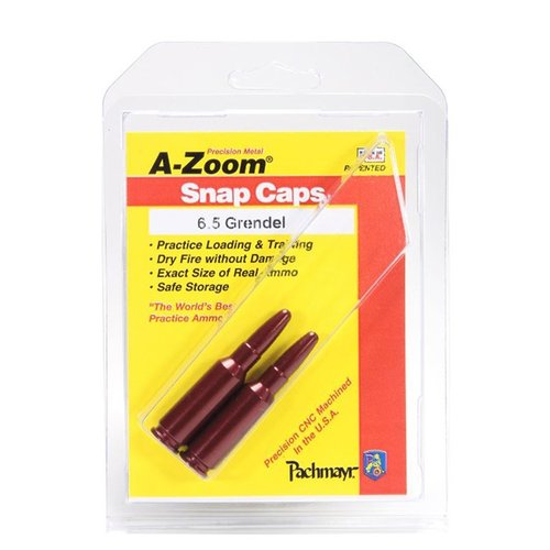 Les A-Zoom Snap Caps Blue sont idéales pour l'entraînement et les tests, fabriquées en aluminium CNC avec une durabilité exceptionnelle pour plus de 3000 tirs à sec.