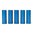 Cartouches factices 12 GAUGE bleues - lot de 5