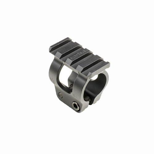 Le RS Regulate BM-3 est un support léger et sécurisé pour lampe ou laser, s'installant facilement sur les C39V2/RAS47, offrant 4 slots Picatinny et un positionnement près de 360°.