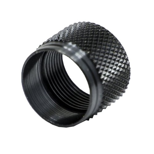 Protège les filets de ton canon avec le Muzzle Thread Protector de GrovTec, facile à installer, en acier, finition noir et look fini sans dispositif.