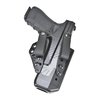 Le holster Eidolon s'adapte parfaitement à ton Glock G17, offrant confort et discrétion, avec des points d'attache pour personnaliser ton port.