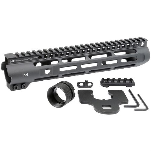 Découvre les nouvelles SLH Slim Line Handguards de Midwest Industries, légères, avec 3 côtés M-LOK, un rail Picatinny et un système anti-rotation intégré.