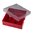 Boîte de rechange pour jeu de 3 matrices, rouge