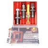 Le set de dies en acier Lee 3-Die pour carabine inclut un Full Length Sizing Die, un Bullet Seating Die, et un Powder Through Expanding Die, parfait pour tes rechargements!