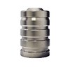 Le moule à balles Lee Precision en aluminium à double cavité pour 38 calibre permet un moulage rapide et précis, idéal pour des balles de 148gr wadcutter.