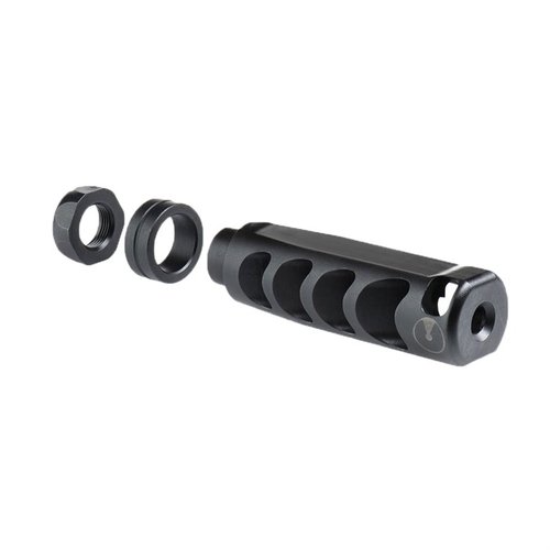 Le compensateur Ultradyne Apollo Max 7.62 réduit le recul, facilite les transitions de cible et maintient la ligne de visée grâce à son design portatif.