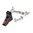 Kit barrette de détente PRO à face plate GLOCK G1-4 noir/rouge