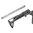 Crosse de carabine de combat AR-15 noire