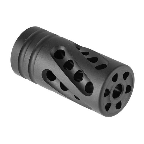 Le compensateur Pac-Lite améliore l'alignement de ton canon pour des tirs précis, tout en étant léger et fabriqué en aluminium 6061-T6 avec un fini noir anodisé.