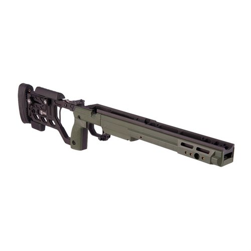 Le châssis KRG Whiskey-3 pour Remington 700 offre des ajustements sans outils, une ergonomie exceptionnelle et la possibilité d'ajouter divers accessoires.