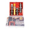 Le set de 3 dies PACESETTER pour 6.5-300 Weatherby Magnum inclut un die de dimensionnement, un die de chargement et un die de sertissage, parfait pour ta presse de rechargement.