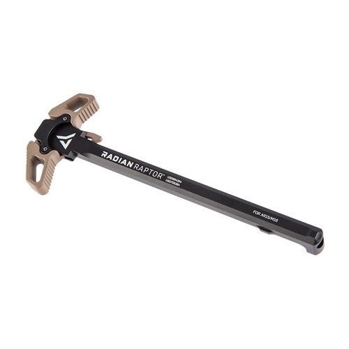 Améliore le contrôle de ton AR-15 avec le Raptor Charging Handle ambidextre et la sécurité Talon, fabriqués en aluminium 7075, pour une performance optimale.
