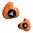 Bouchon d'oreille moulé sur mesure, orange