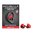Bouchon d'oreille moulé sur mesure, rouge