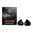 Bouchon d'oreille moulé sur mesure anti-impulsion pour tir, noir