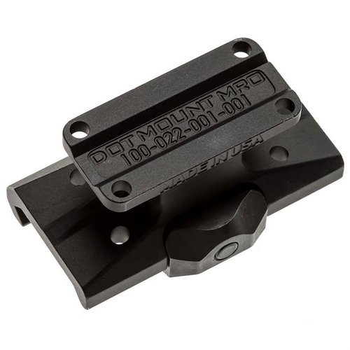 Le montage Reptilia DOT pour Trijicon MRO est en aluminium 7075-T6, avec un design bas 1/3 co-witness, idéal pour un usage robuste et sans accrochage.