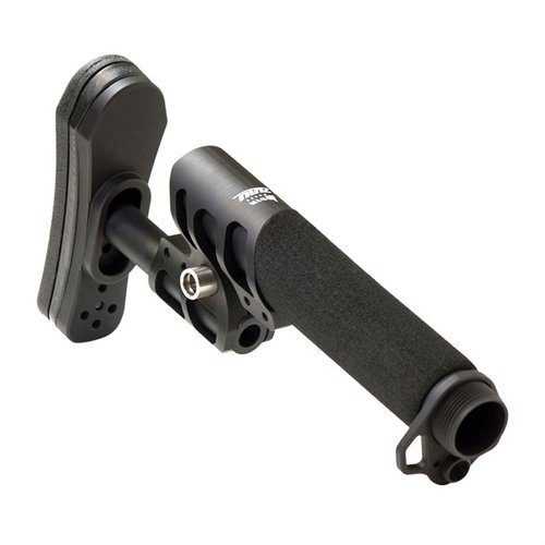 Le ZULU 2.0 d'ODIN Works combine une crosse ajustable en aluminium 6061 avec un tube de buffer rembourré, idéal pour un réglage rapide et ambidextre.