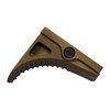 GripStop aluminium Picatinny brun terreux