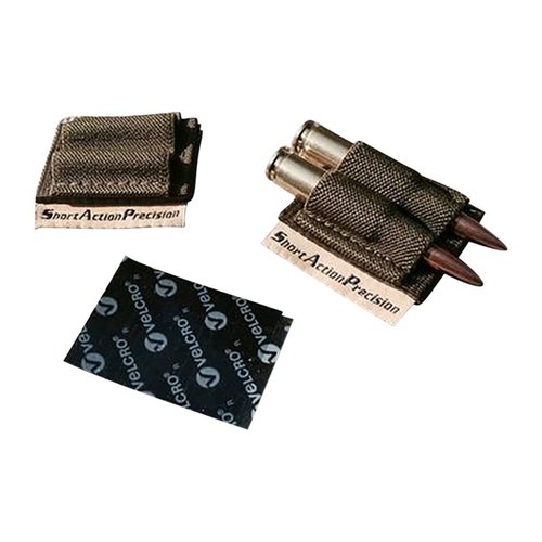 Avec le SAP Two Round Holder, tu peux transporter facilement deux cartouches supplémentaires à portée de main, fixé avec Velcro près du port d'éjection.